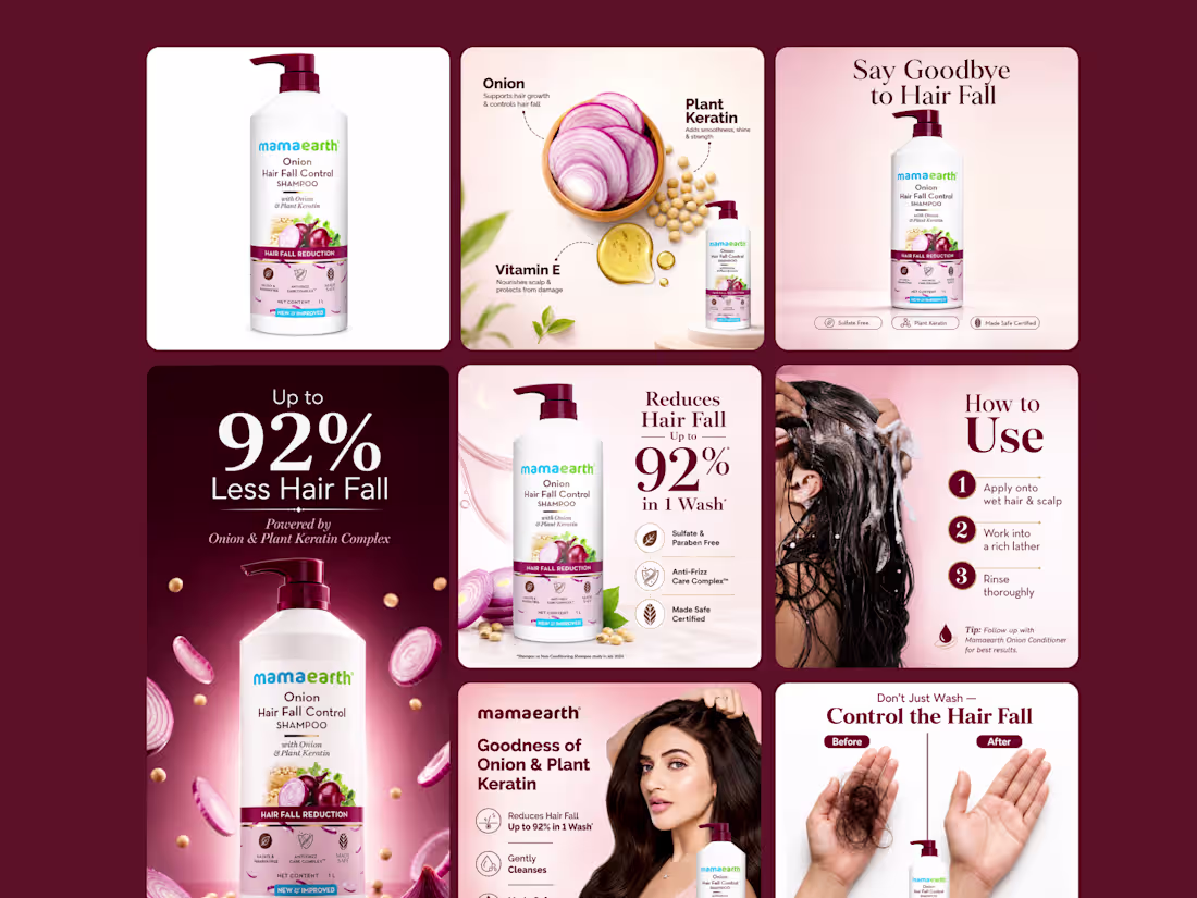 Cover image for Amazon Product Listing | Promium A+ Content mamaearth
