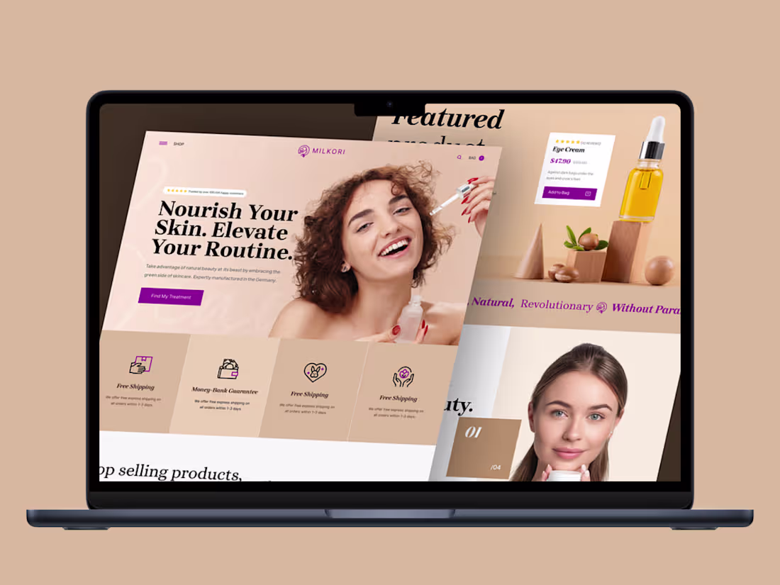Cover image for Behind the visuals, the website is structured for high perfo...