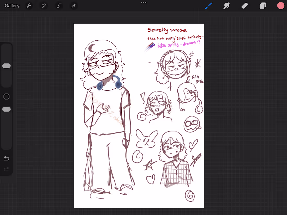 Cover image for working in some character design with new artstyle!