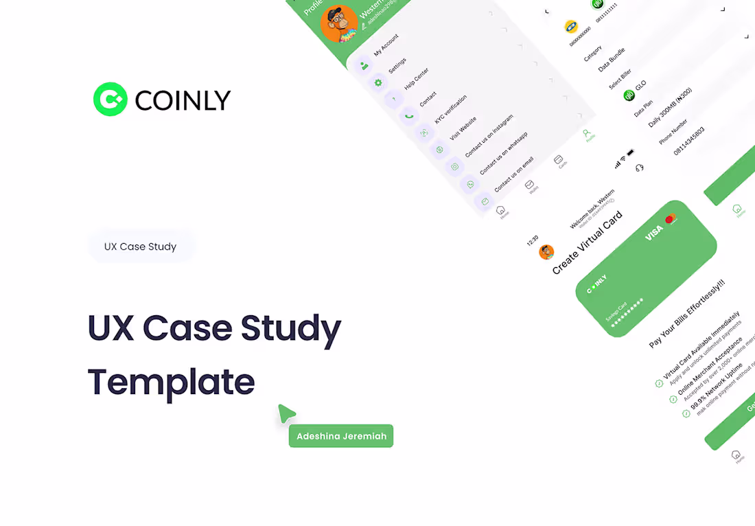 Cover image for Redesigning Coinly Simplicity Meets Financial Clarity