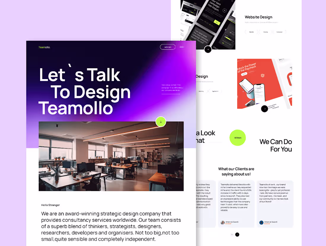 Cover image for Landing Page Design