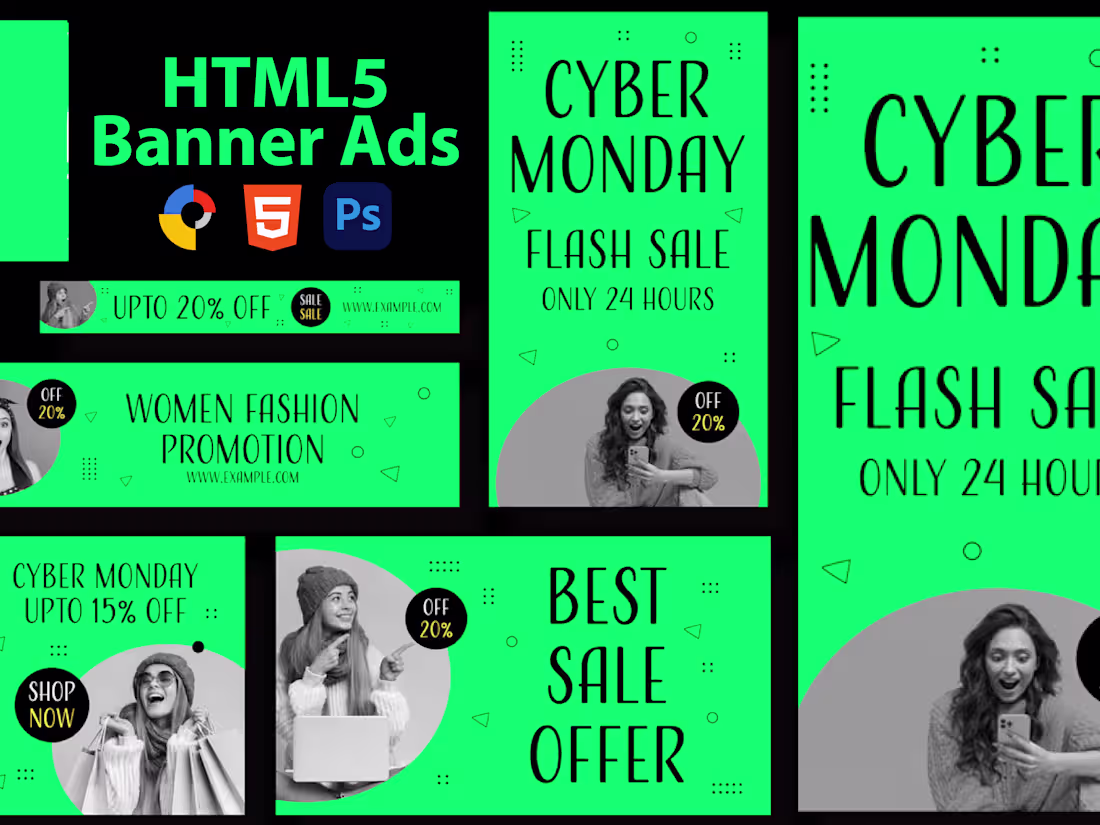Cover image for Design creative HTML5 banners for google display ads