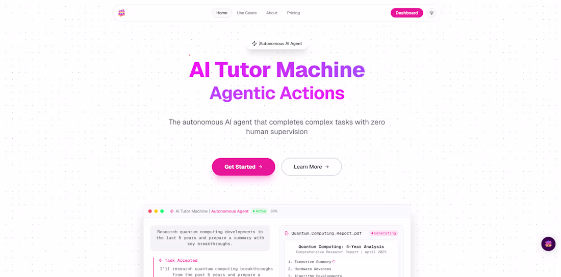 Cover image for AI Tutor Machine Development