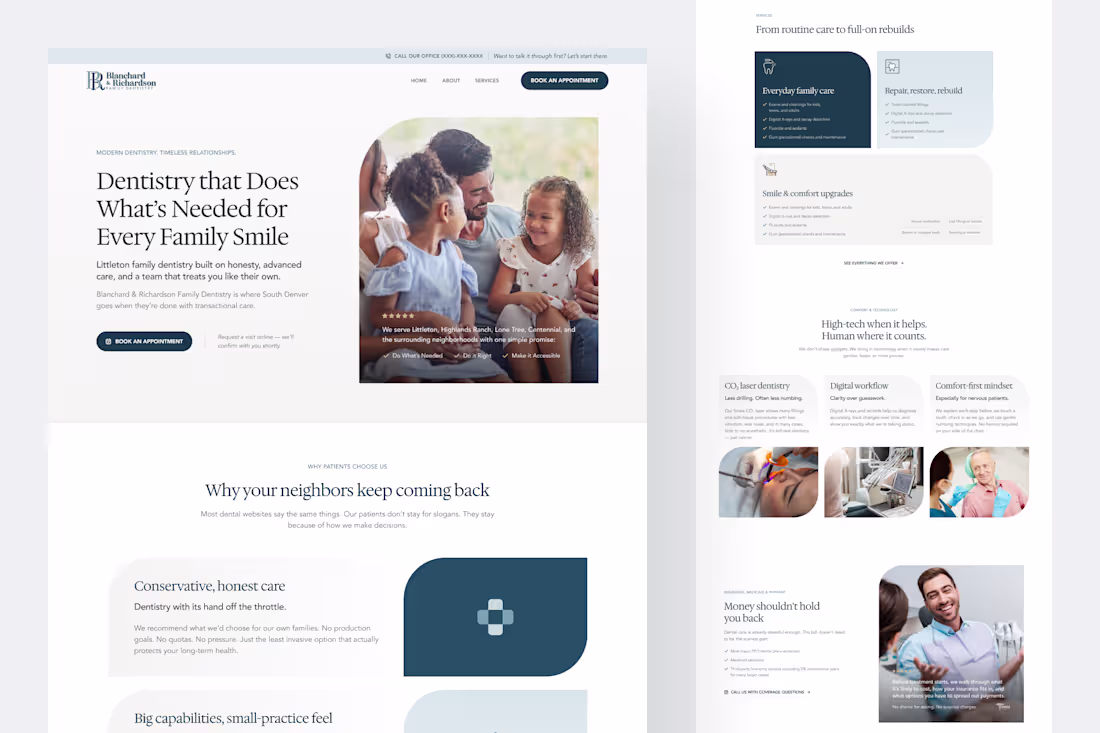 Cover image for This dentistry website design we