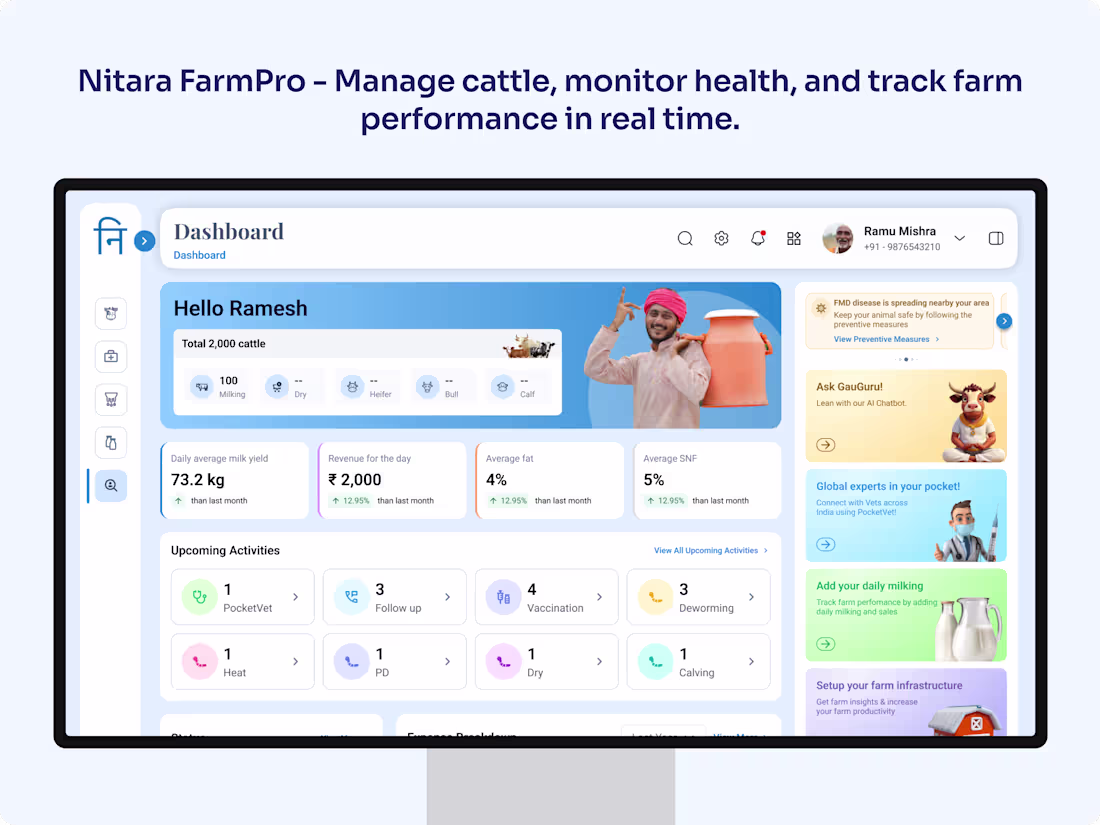 Cover image for Web Design for Nitara FarmPro