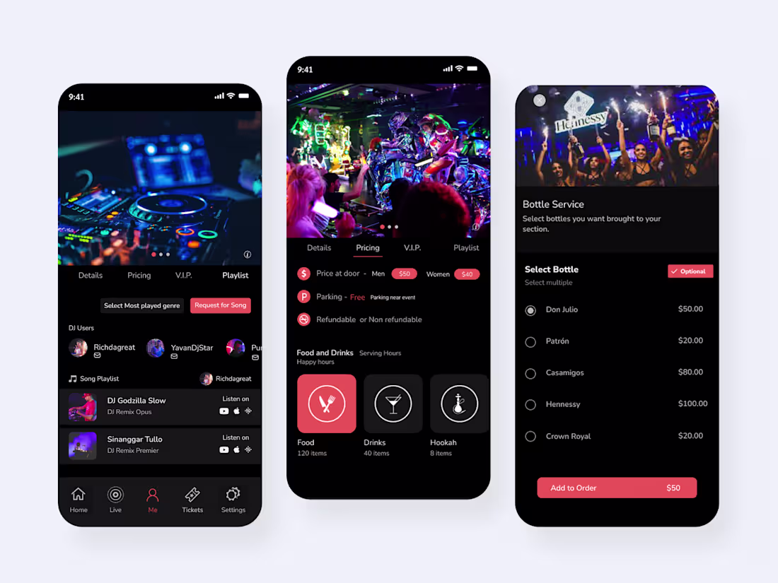 Cover image for Events Booking Mobile App UI/UX Design | App Design