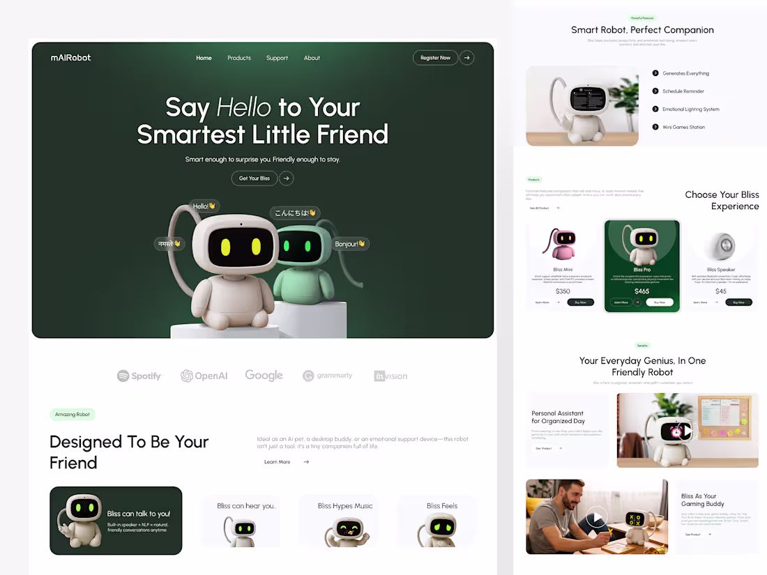 Cover image for UI Design for mAIRobot