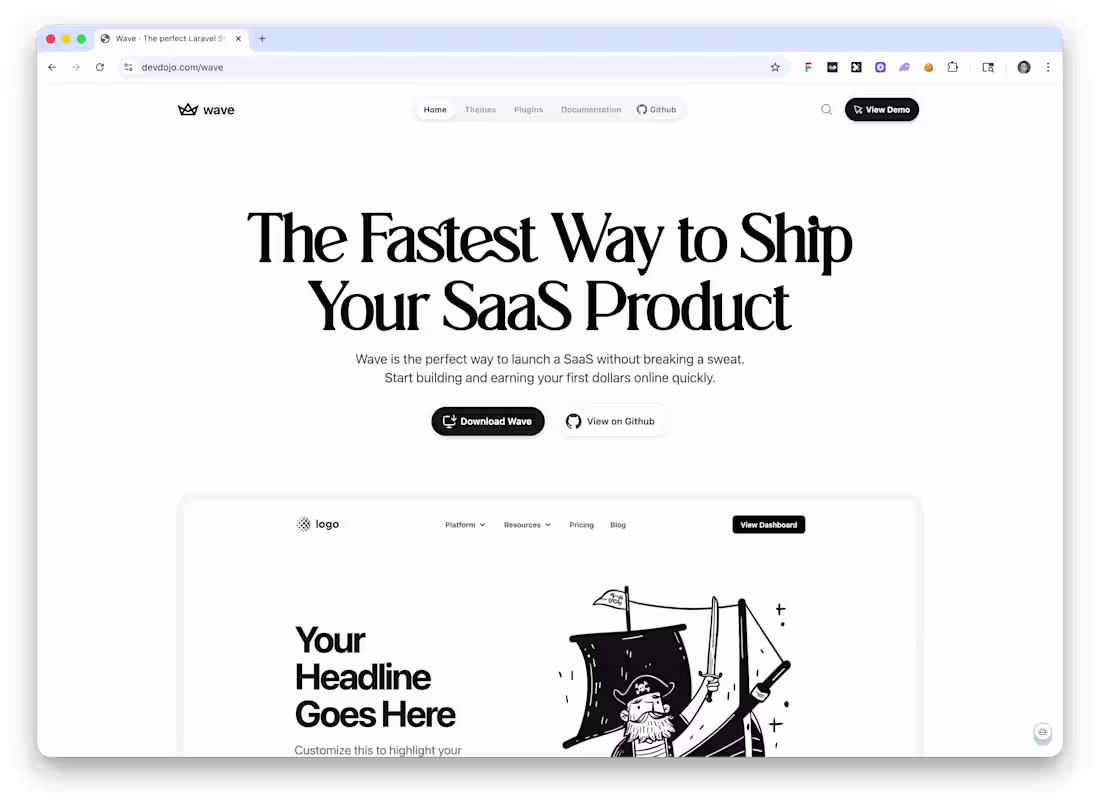 Cover image for Wave - The Open Source SaaS Starter Kit