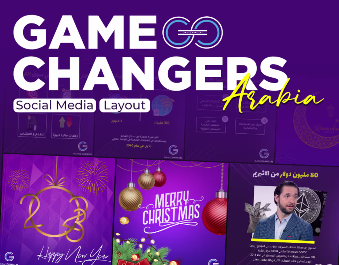 Cover image for GC Arabia | Social Media & Layout Designs on Behance