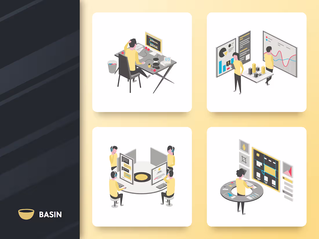 Cover image for Basin Web Illustration Set