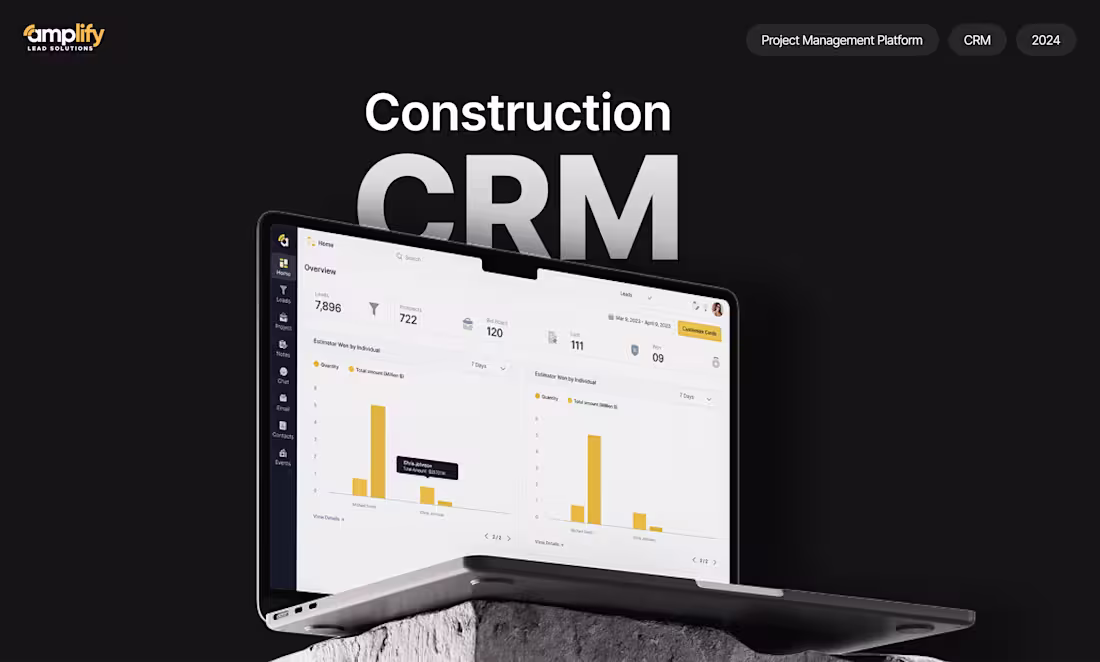 Cover image for Amplify - Construction Business Website & CRM
