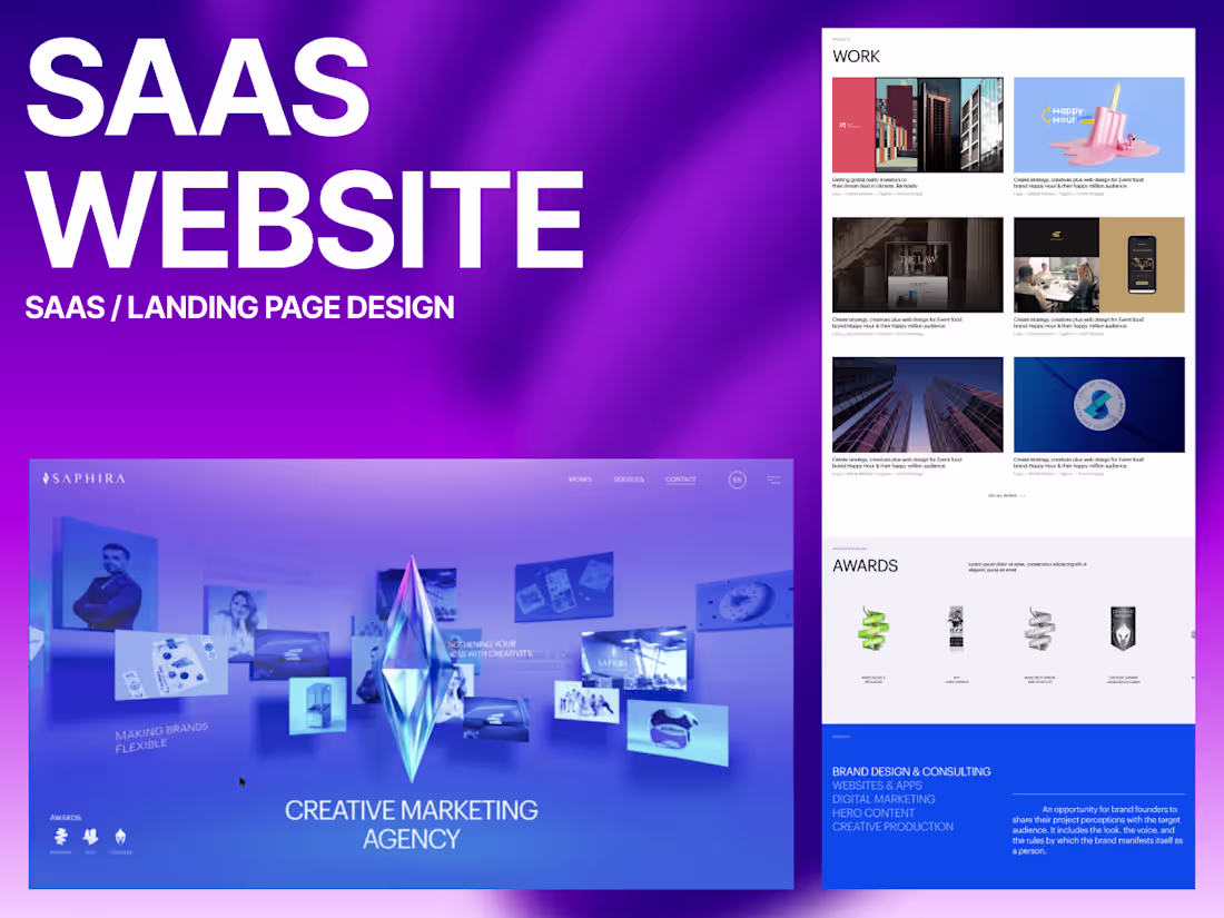 Cover image for SaaS Website Design