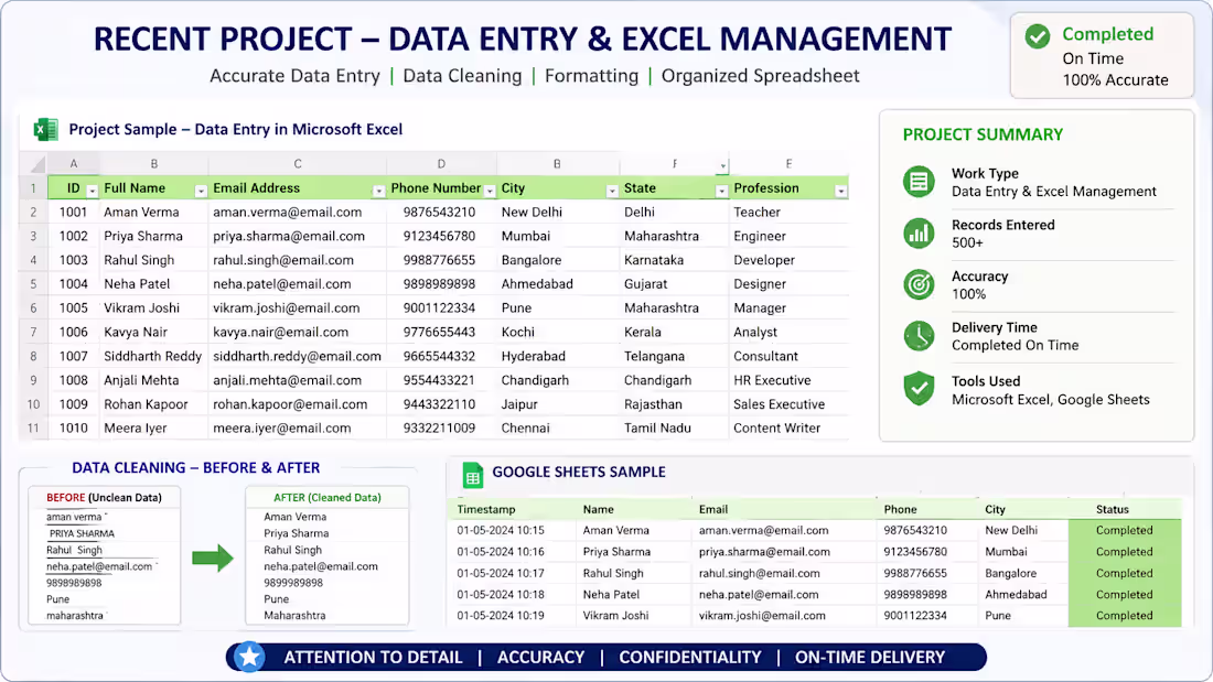 Cover image for I completed data entry, copy-paste,