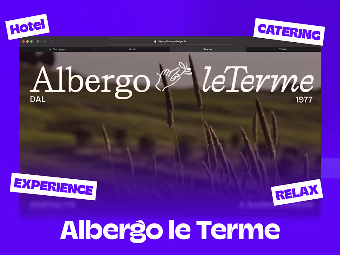 Cover image for Albergo le Terme | Webflow Build for a Tuscan Spa Resort