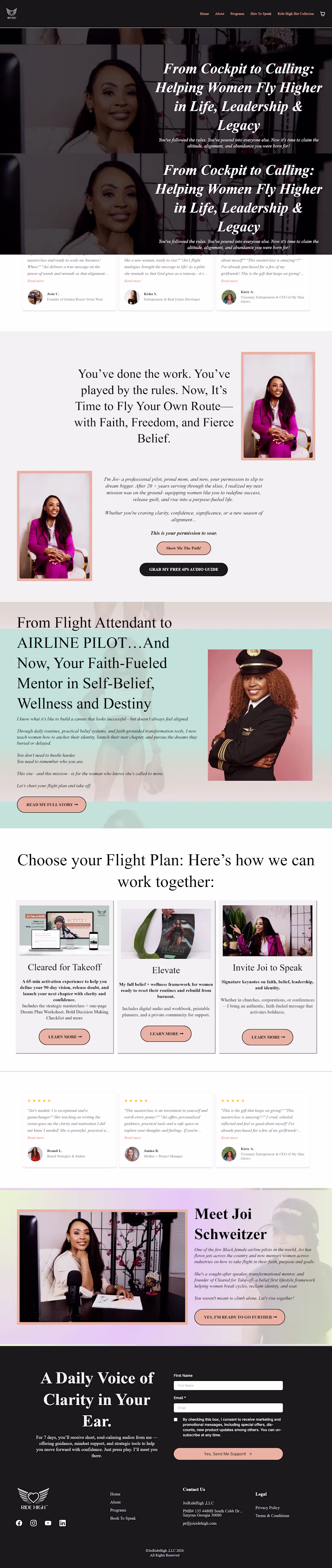 Cover image for Joi Ride High's Website (https://Joiridehigh.com)