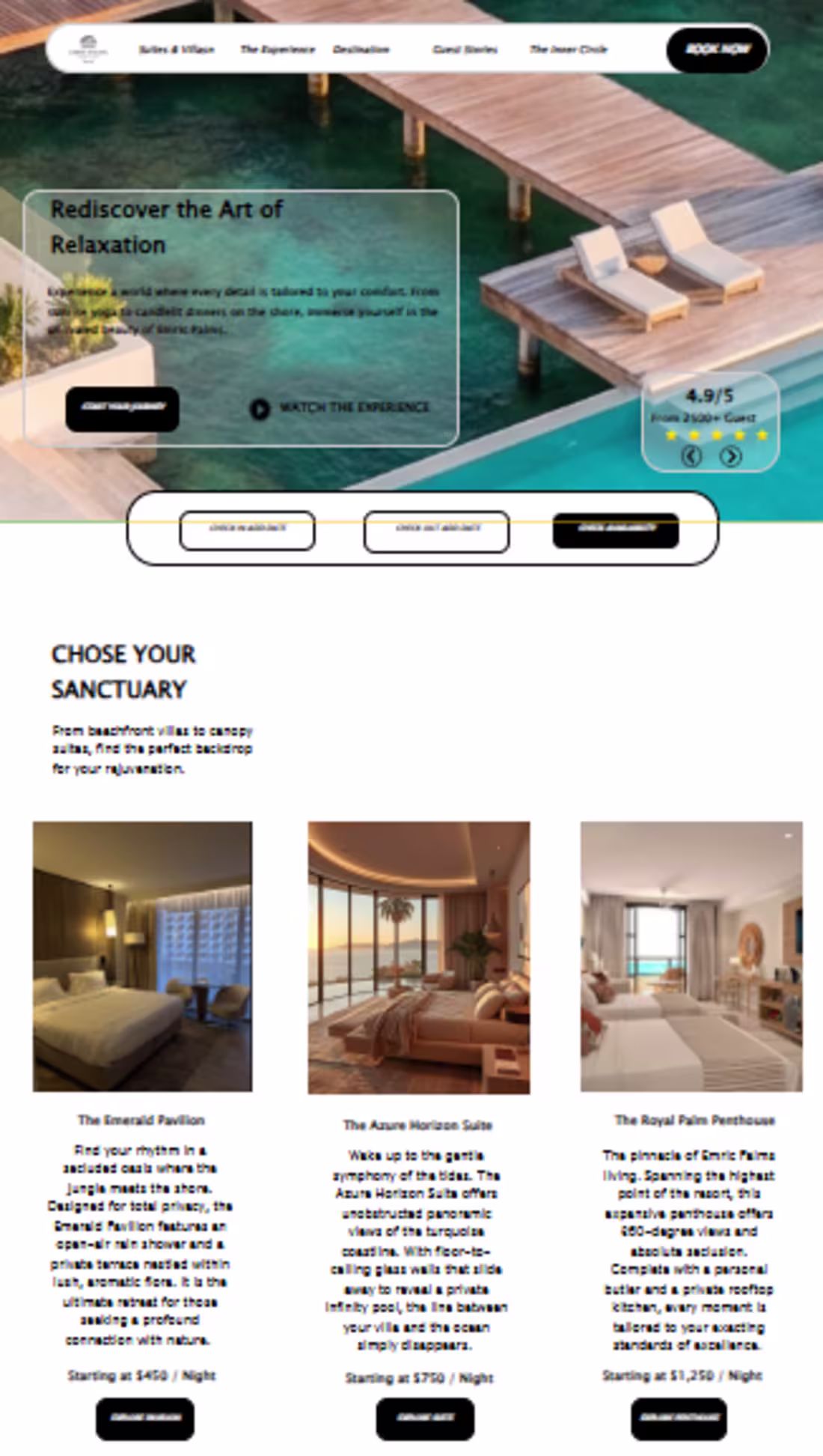 Cover image for Design an Engaging Resort Landing Page for High Conversion