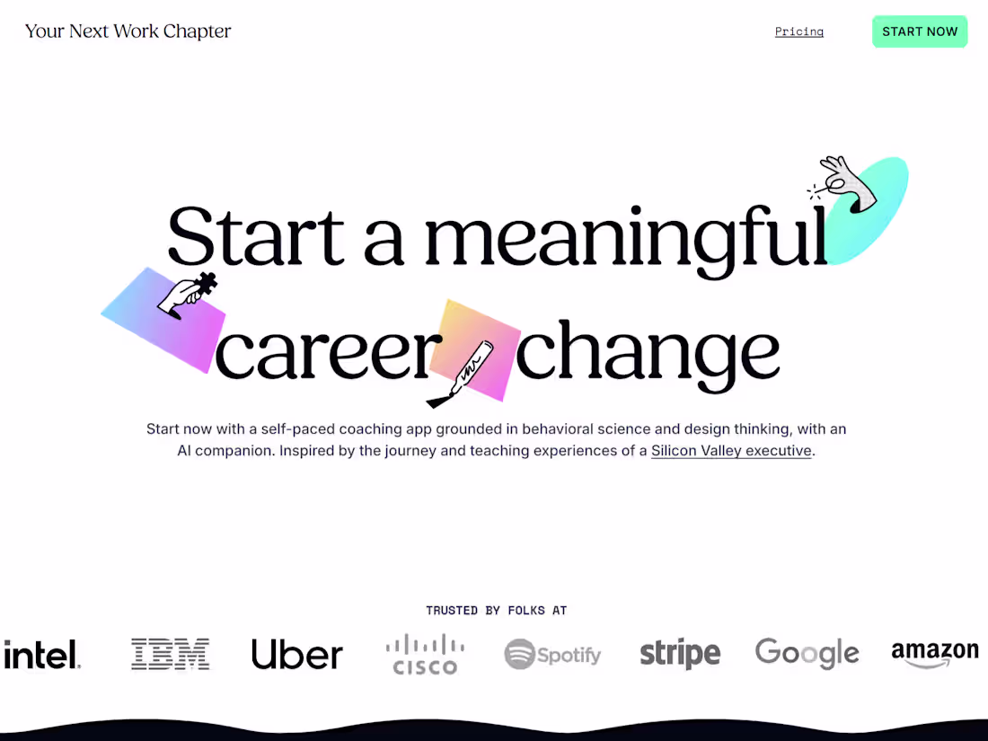 Cover image for I brought the vision YourNextWorkChapter.com