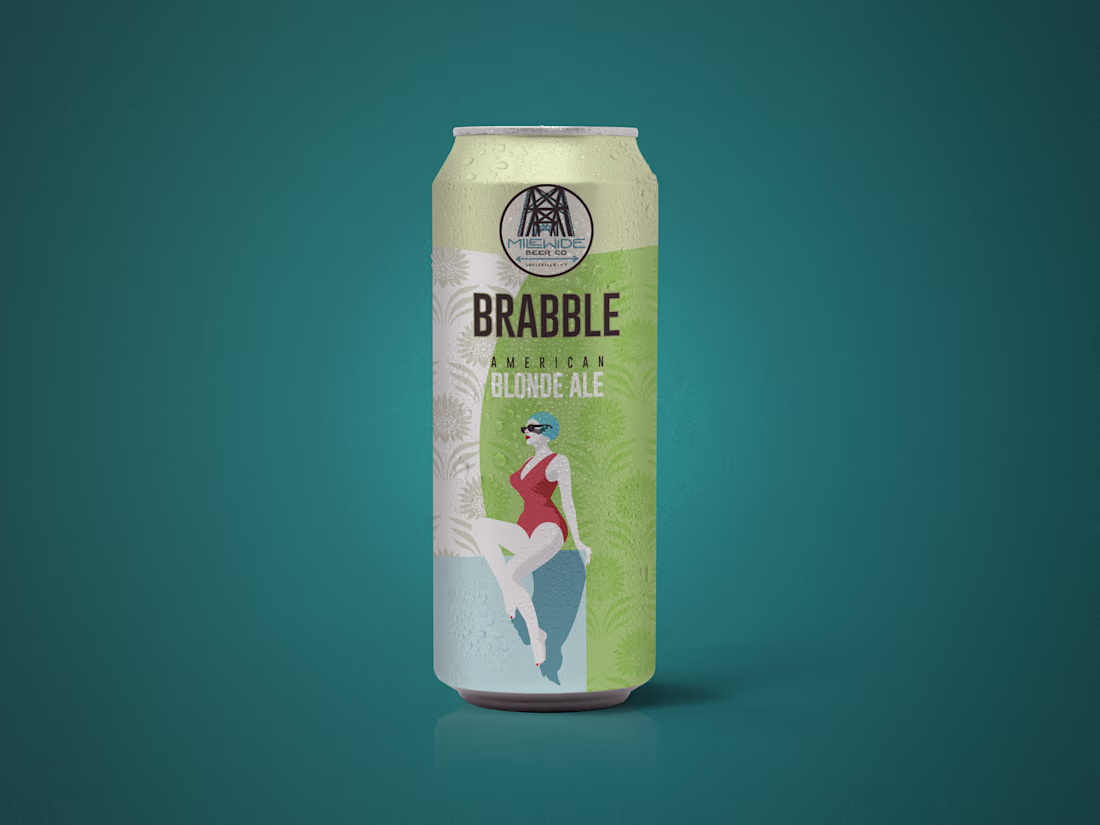 Cover image for Brabble Blonde Ale Packaging Design