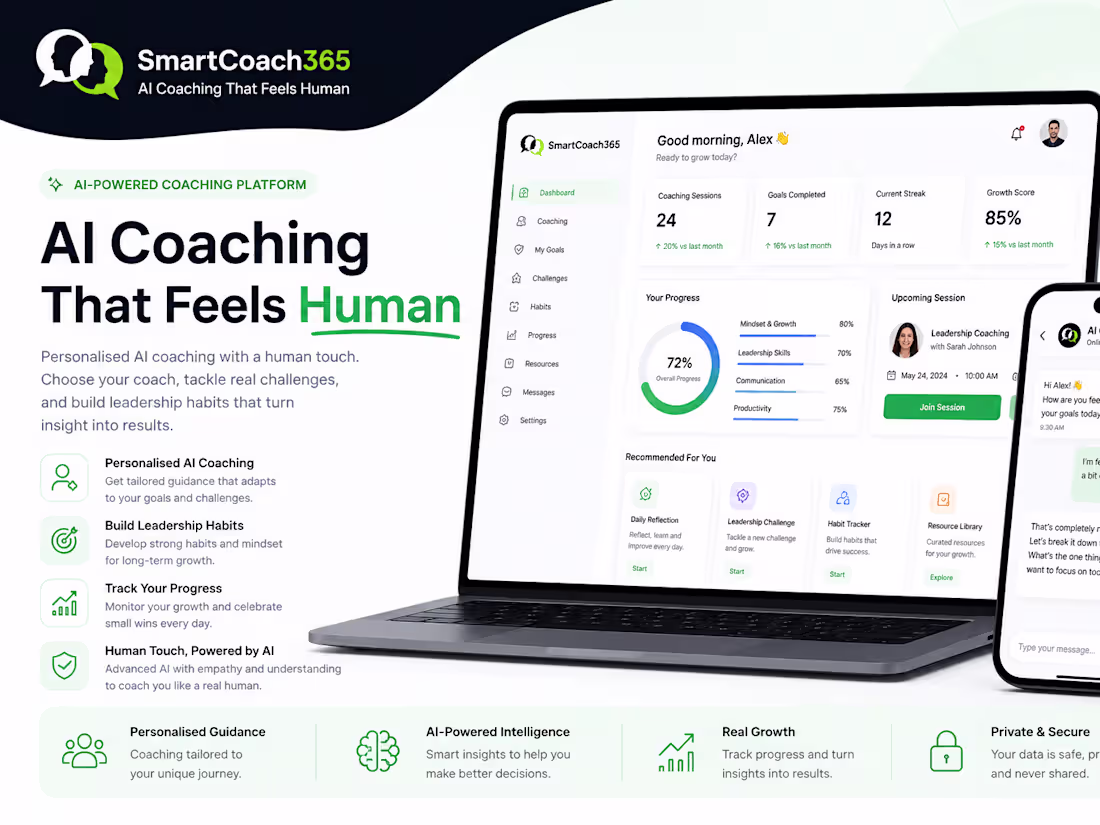 Cover image for SmartCoach365 — AI Coaching That Feels Human