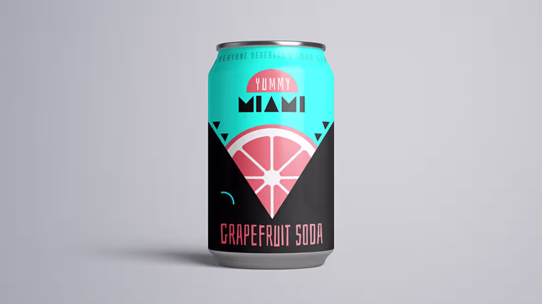 Cover image for Soda beverage can design