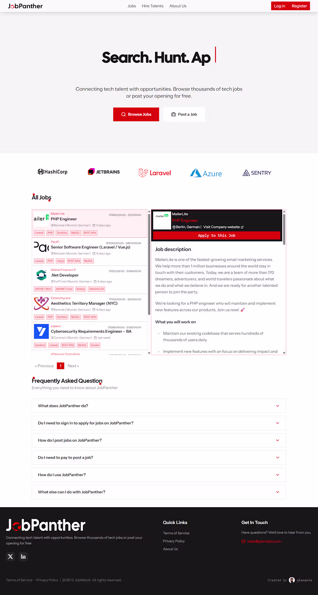 Cover image for A Job Listing platform built with Laravel, Vue and MySQL - H...