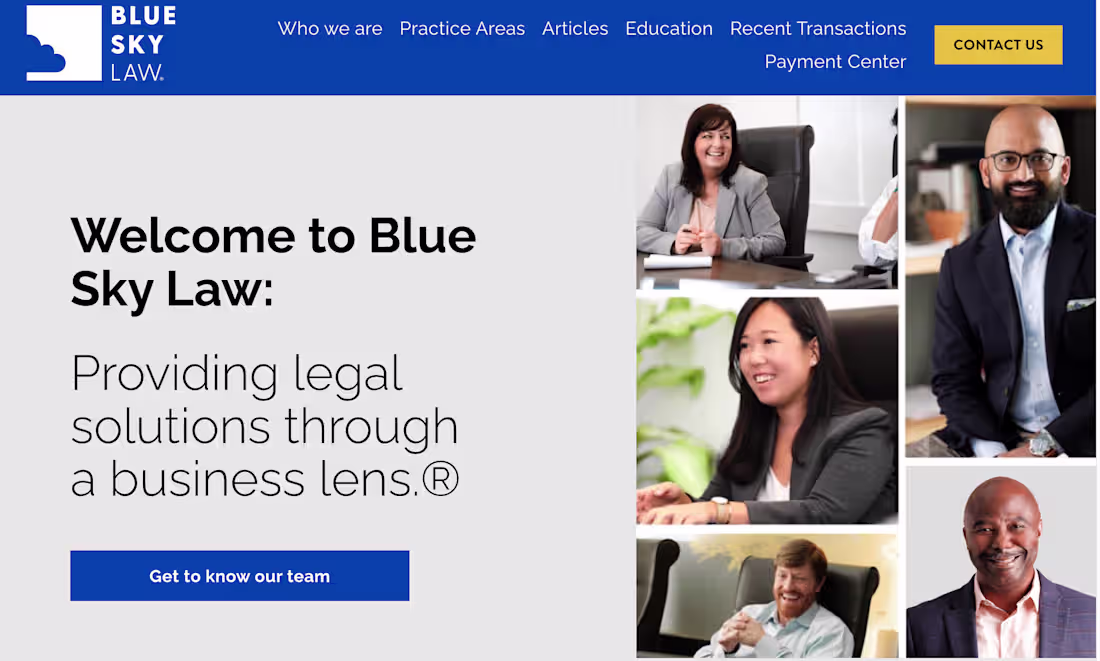 Cover image for Website Copywriting for Blue Sky