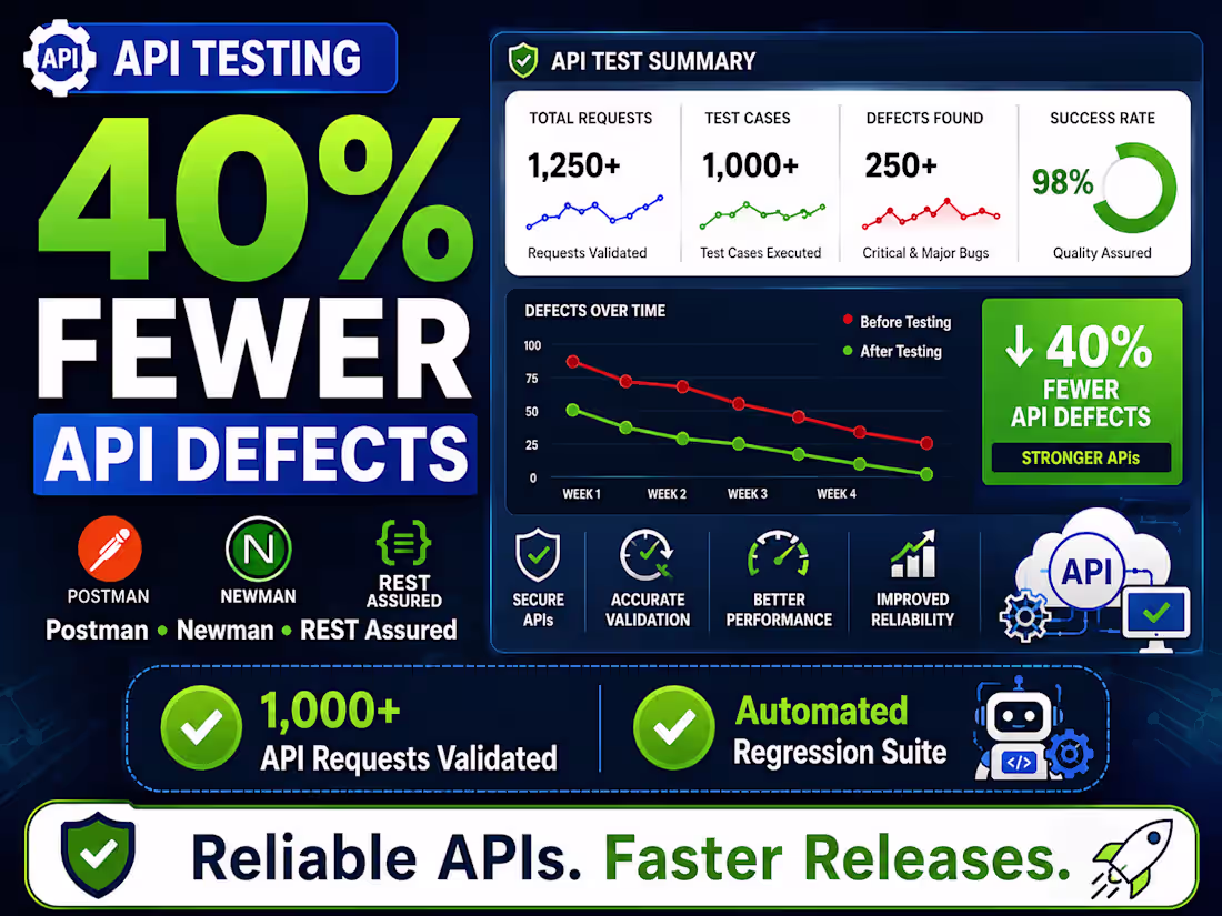 Cover image for Reduced API Defects by 40%