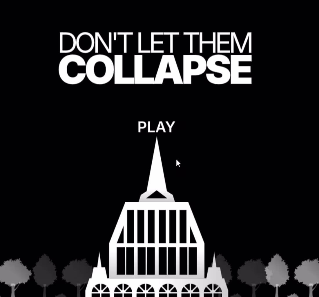 Cover image for "Don't Let Them Collapse" a
