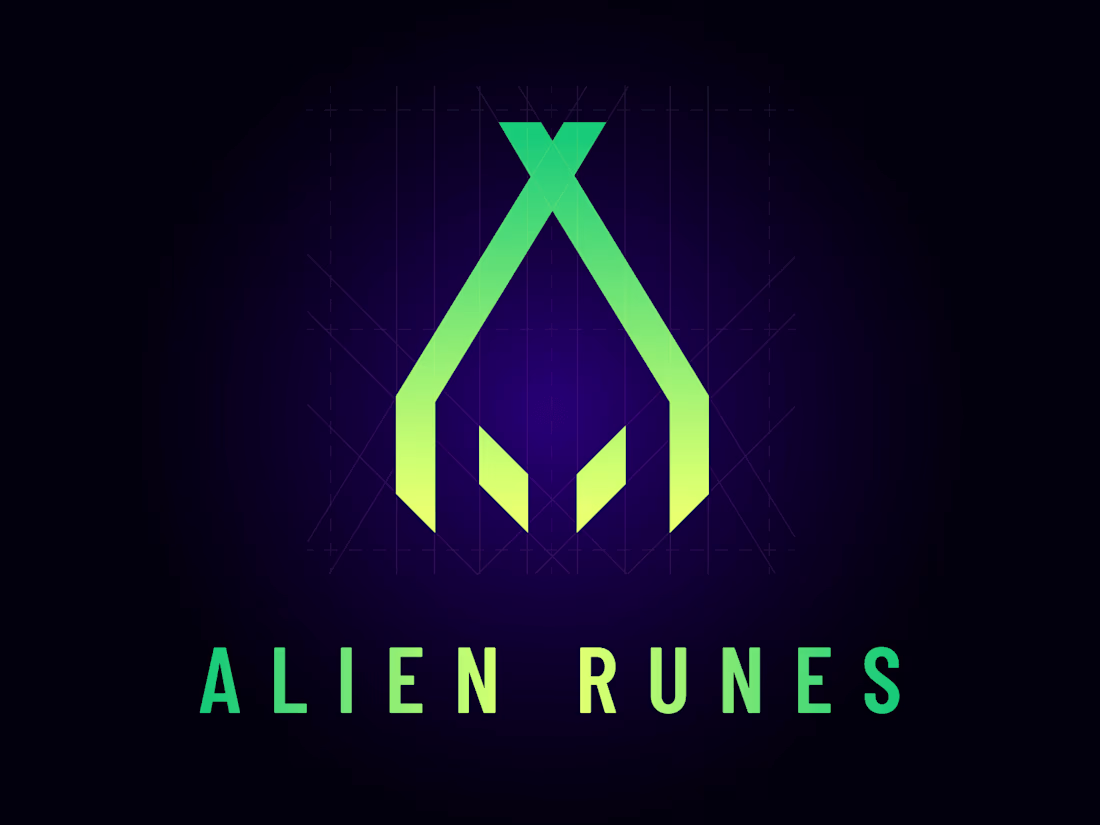 Cover image for Alien Runes - Landing Page and Logo Design for NFT collection