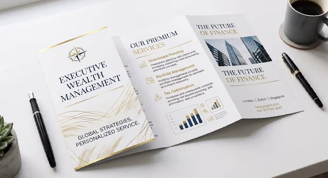 Cover image for Designed a professional wealth management