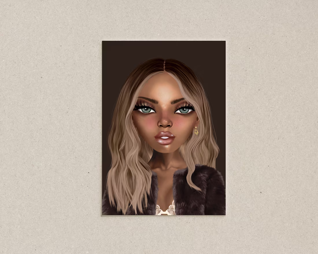Cover image for Character Digital Cartoon Illustration