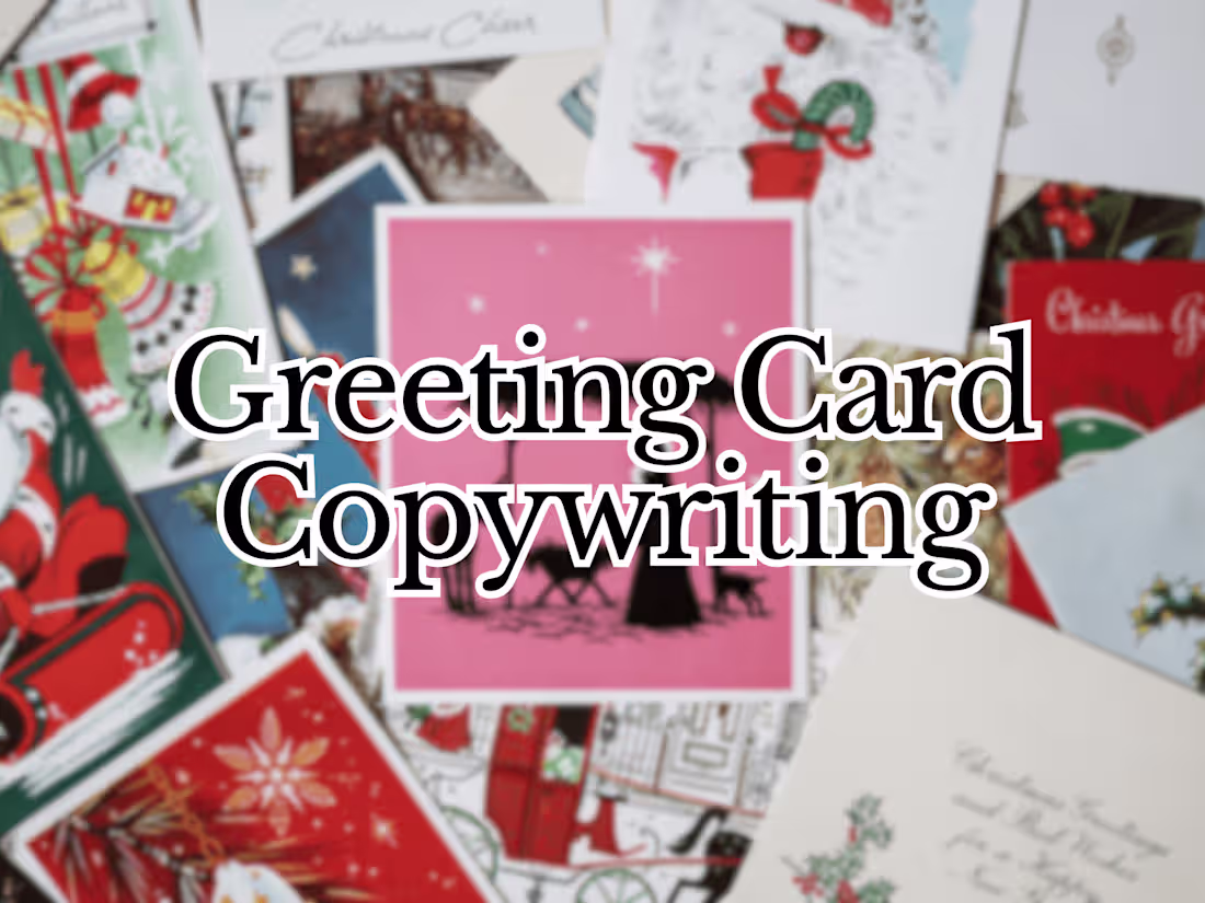Cover image for Greeting Card Copywriting