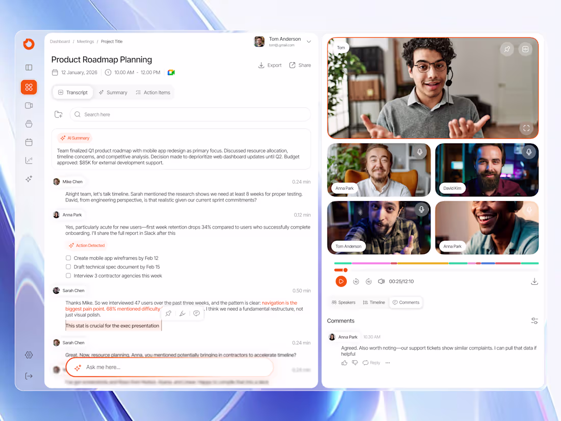 Cover image for AI Agent; Meeting Dashboard

