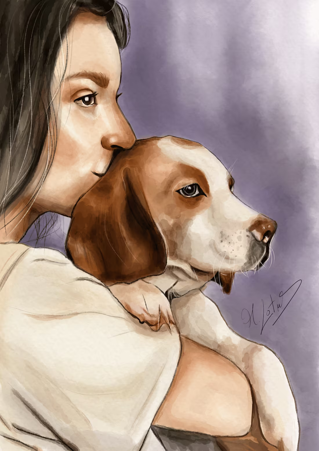 Cover image for This is a digital watercolor artwork created in a bold, text...
