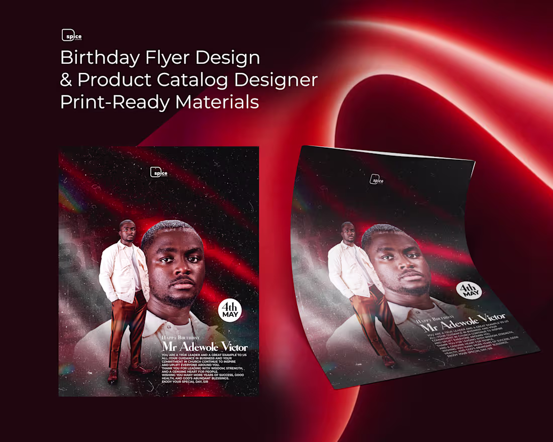 Cover image for Birthday Flyer Design 
This project