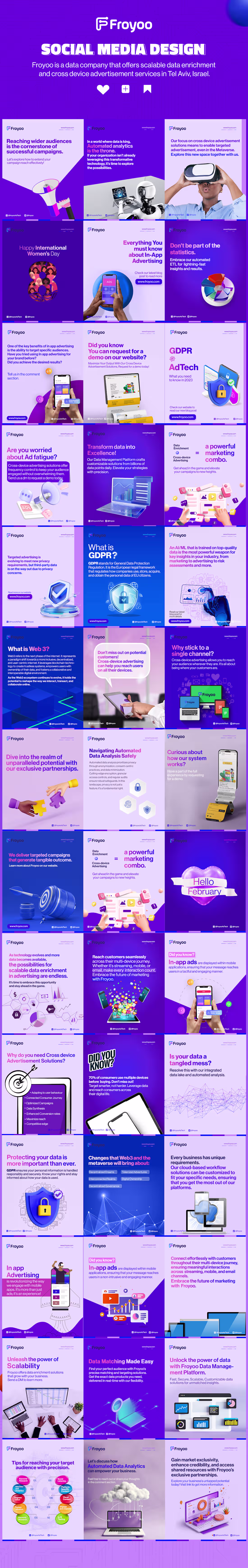 Cover image for Social Media Designs for Froyoo