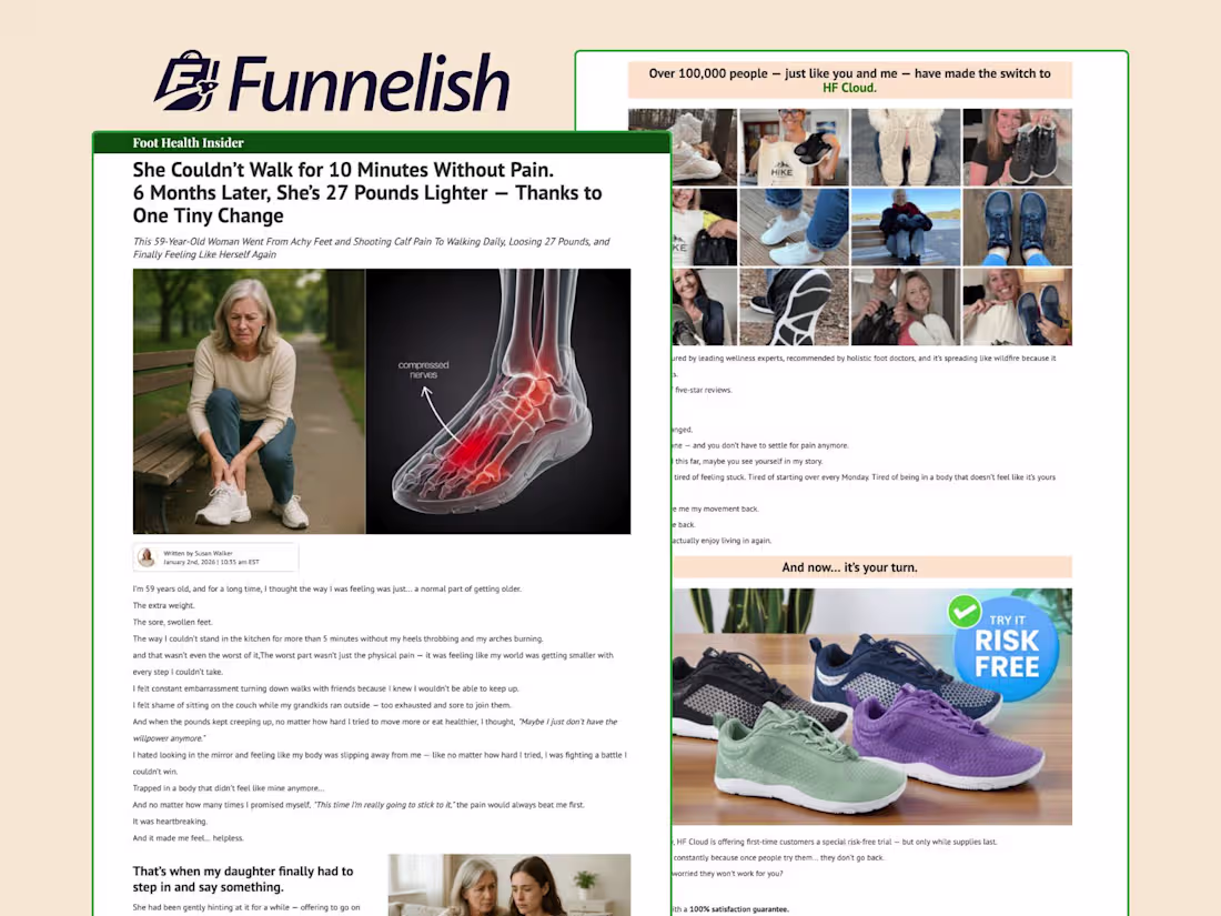 Cover image for Foot Health Insider Advertorial Page