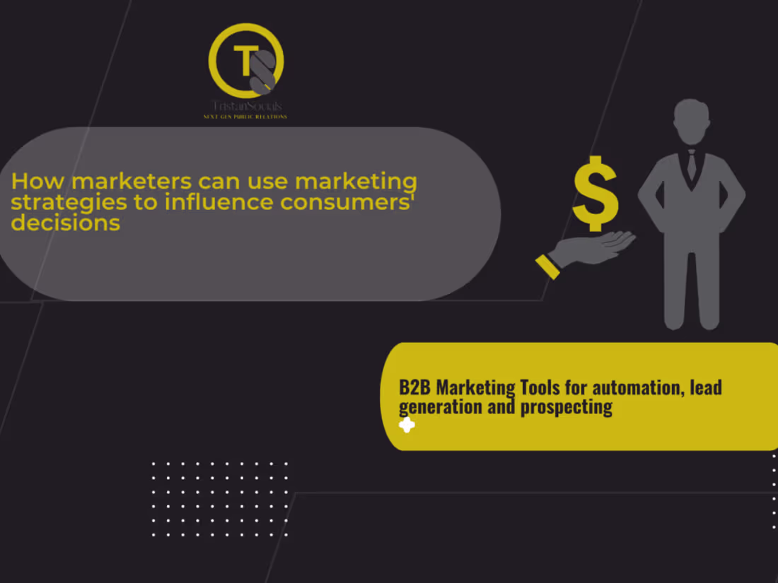 Cover image for How marketers can use marketing strategies to influence consume…