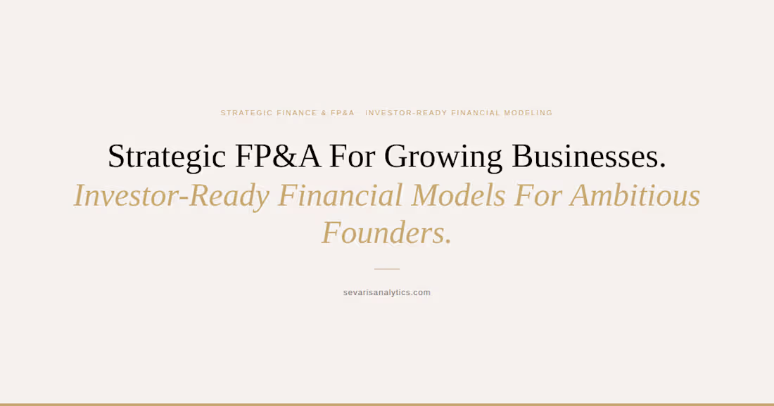 Cover image for Fractional CFO for Startups