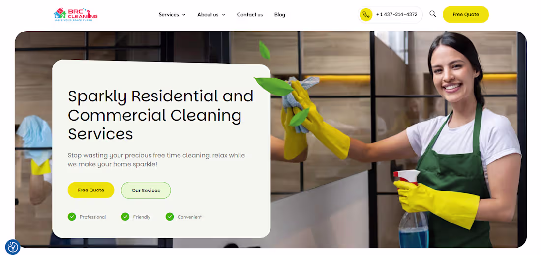 Cover image for At BRC Cleaning, we provide high-quality residential and com...
