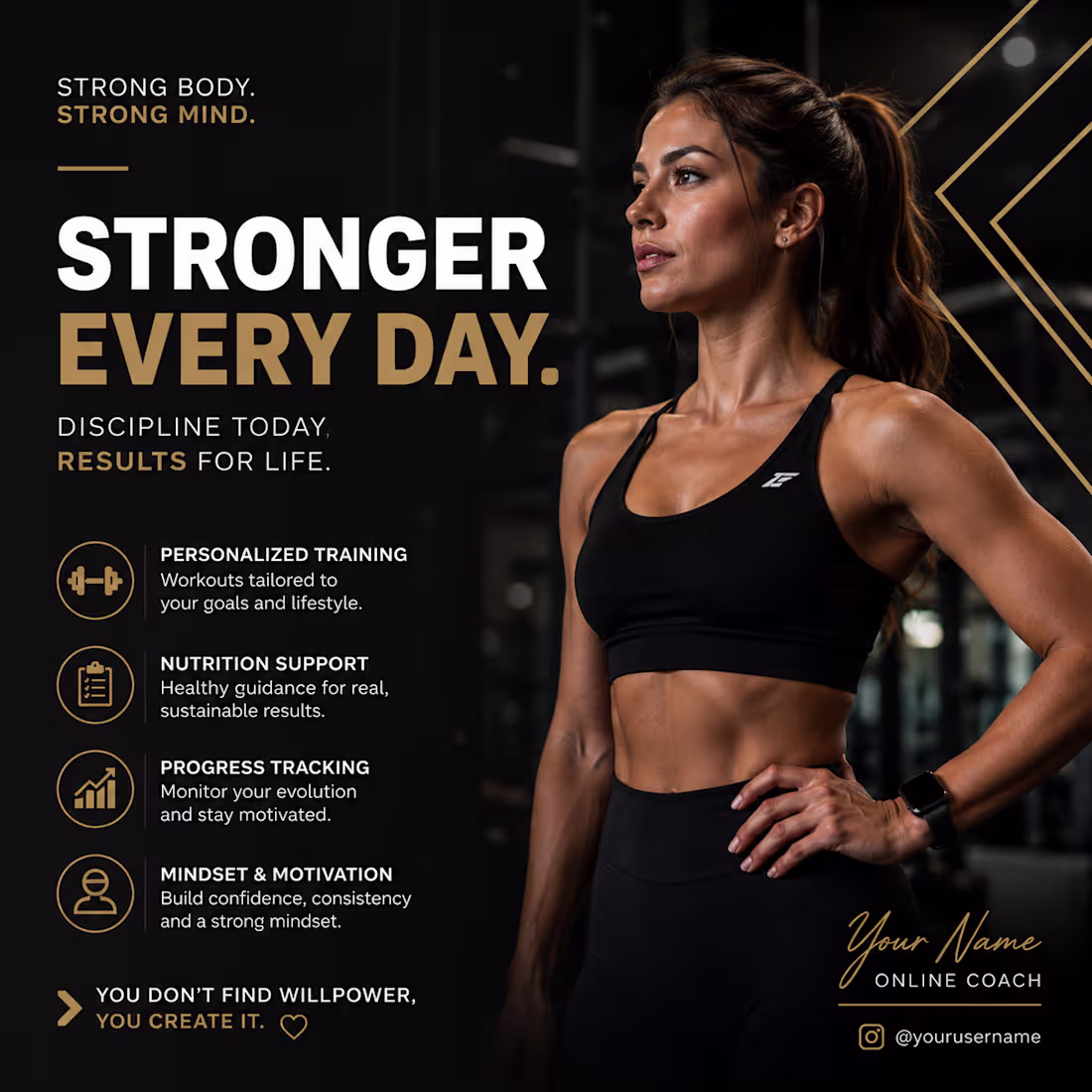 Cover image for STRONGER EVERY DAY. #FitnessCoach #OnlineCoach