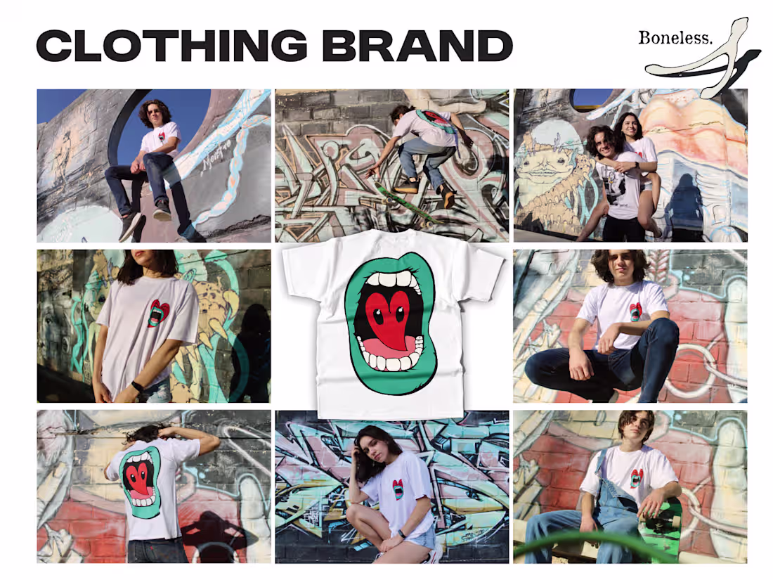 Cover image for Clothing design, photography and sales.