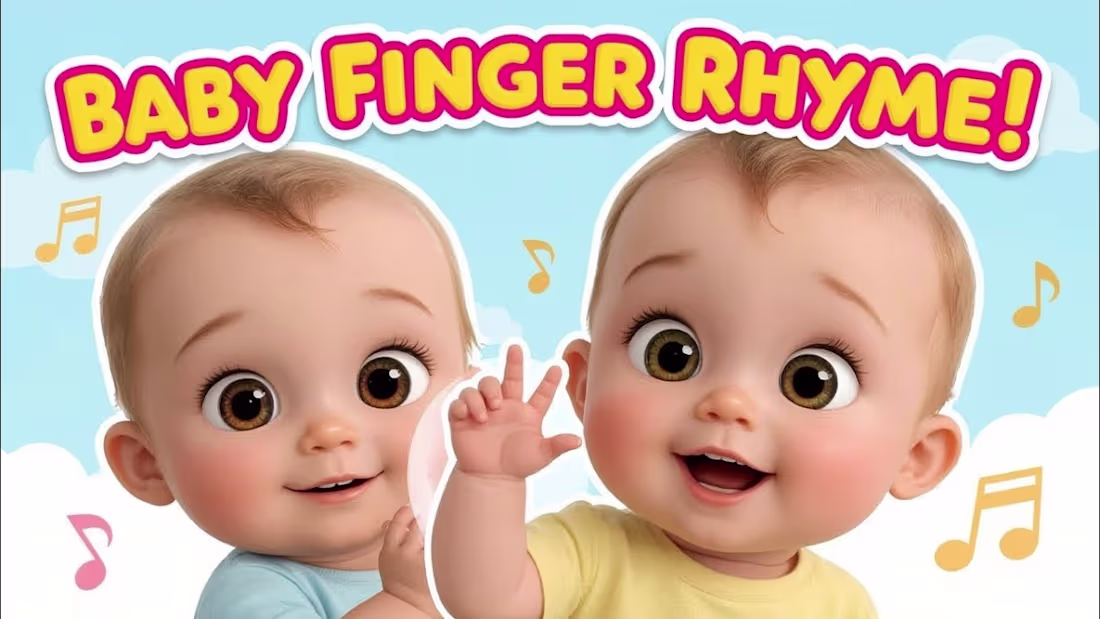 Cover image for Baby Finger Rhyme Song | Fun Nursery Rhyme for Kids USA