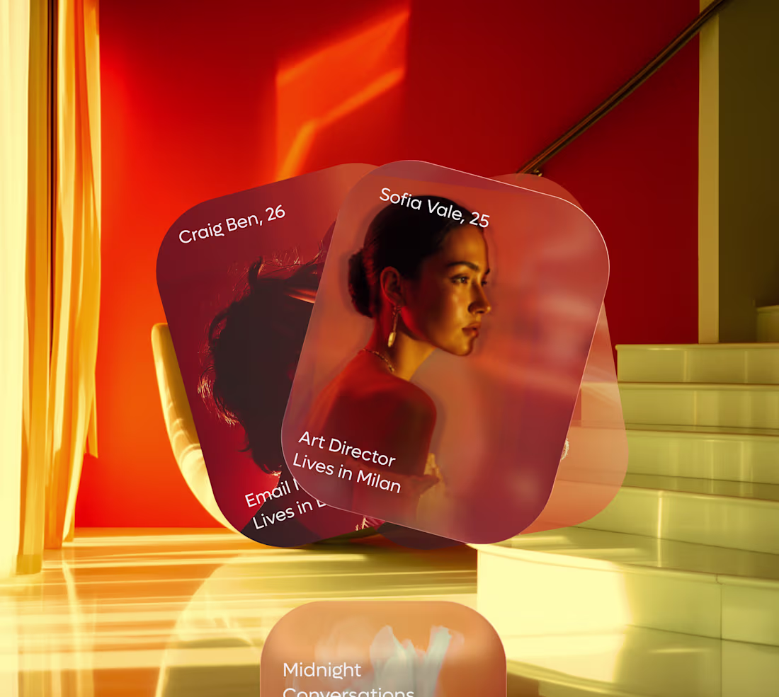 Cover image for Mobile dating app design - Miel