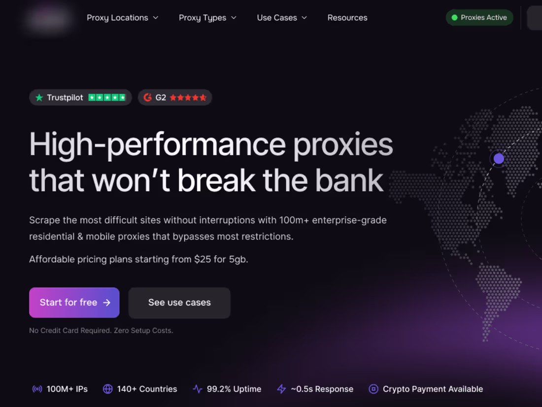 Cover image for Proxy Provider Landing Page