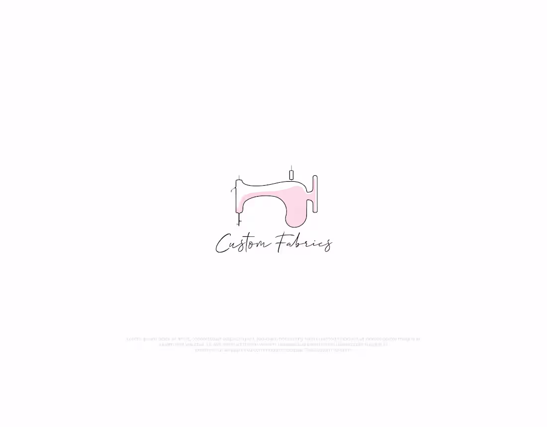 Cover image for Custom fabrics logo design