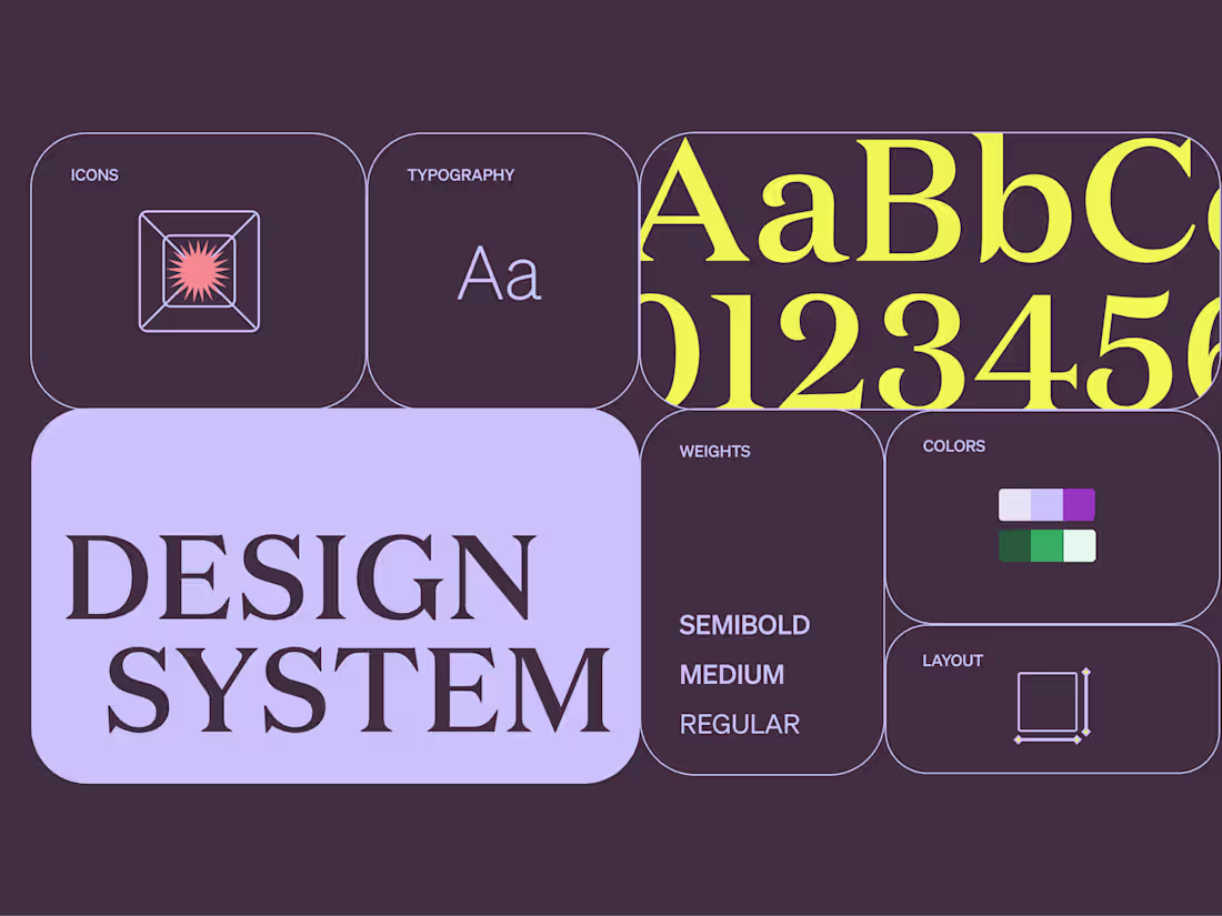 Cover image for 
✦ A foundational design system