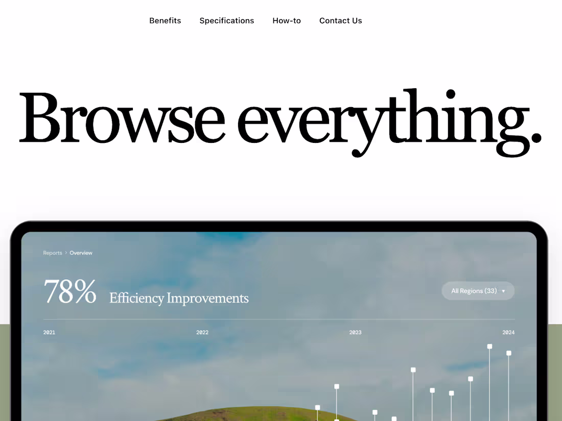 Cover image for Built this insanely clean landing