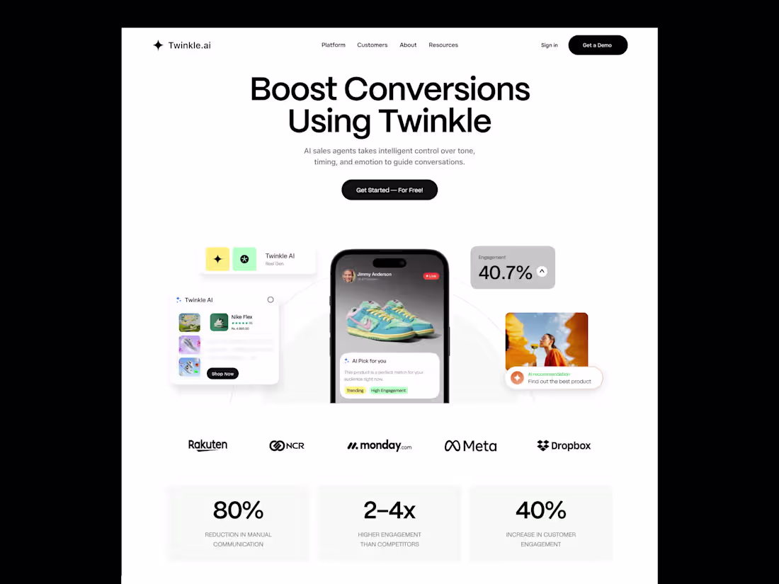 Cover image for AI Landing Page - Sales