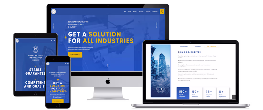 Cover image for Project: Informative Website Development